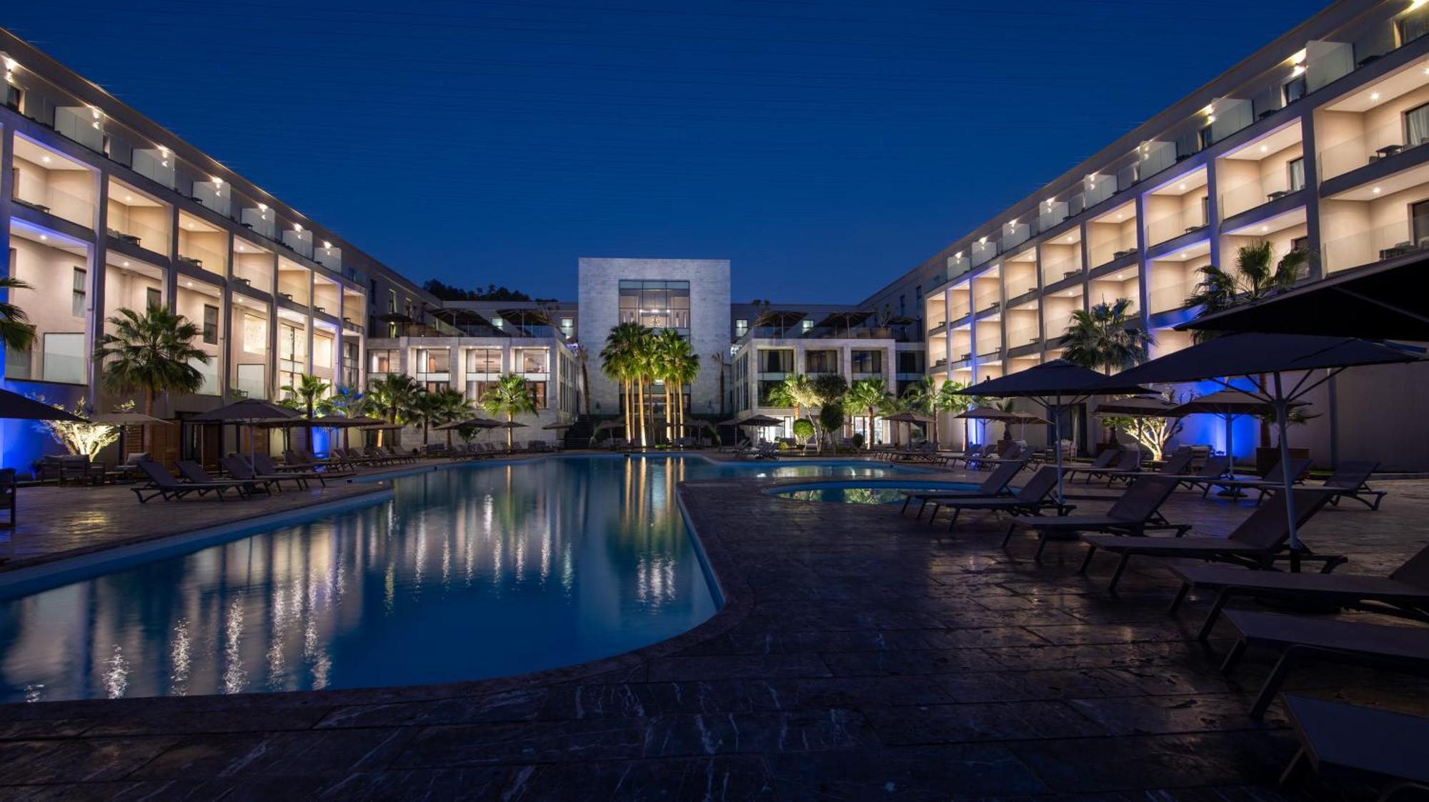 Dominium Palace 阿加迪尔 外观 照片 The hotel at night