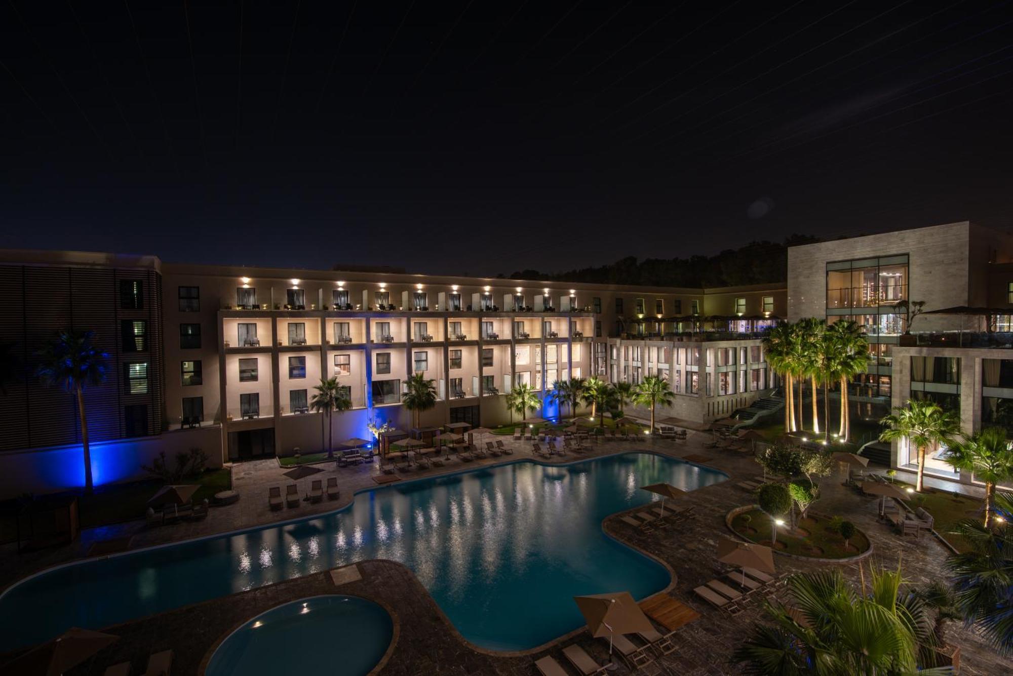 Dominium Palace 阿加迪尔 外观 照片 The hotel at night